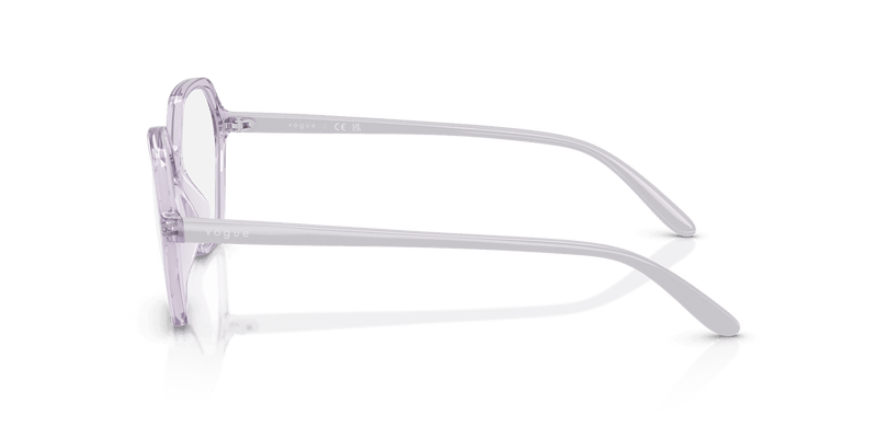 Vogue Eyewear VO5622 in Transparent Violet (2745) - Temple Detail