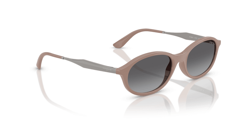 Vogue Eyewear VO5625S in Black & Gold / Gradient Grey Polarized (3272T3) - Back View