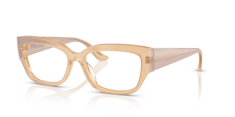 Vogue Eyewear VO5639U in Transparent Pearl Cream (3234) - Front View