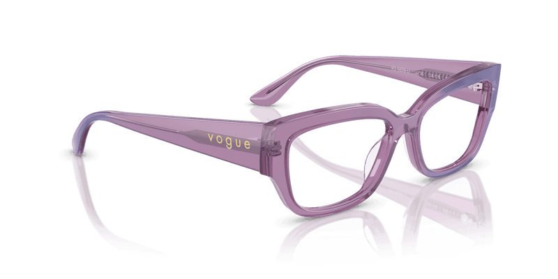 Vogue Eyewear VO5639U in Transparent Pearl Purple (3236) - Alternate View