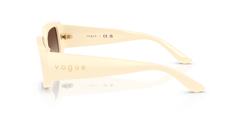 Vogue Eyewear VO5642SU in Full Ivory / Gradient Brown (316713) - Alternate View