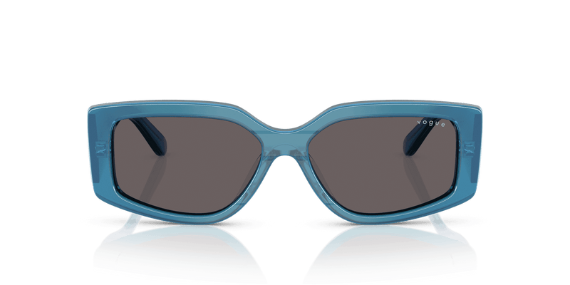 Vogue Eyewear VO5642SU in Transparent Pearl Blue / Black Smoke (323787) - Alternate View