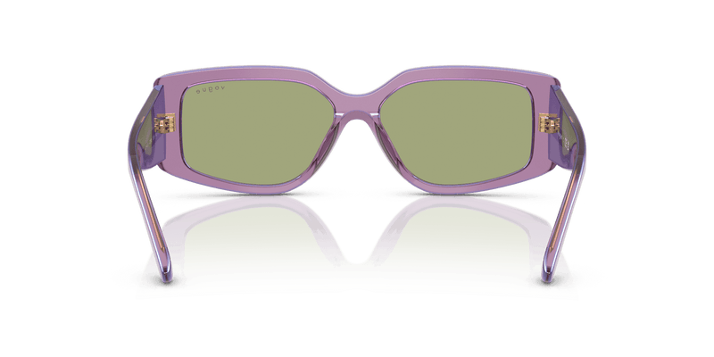 Vogue Eyewear VO5642SU in Transparent Pearl Purple / Green (323682) - Alternate View