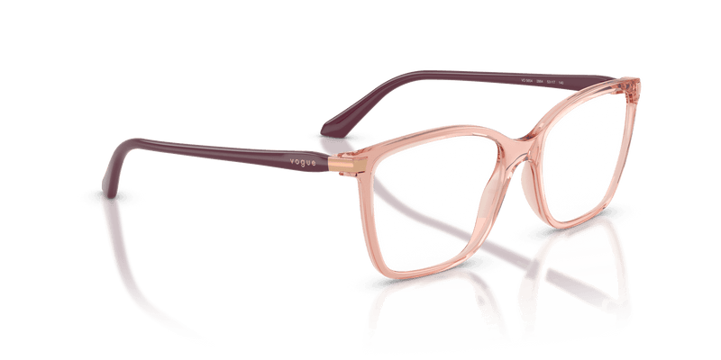 Vogue Eyewear VO5654 in Transparent Dark Pink (2864) - Alternate View