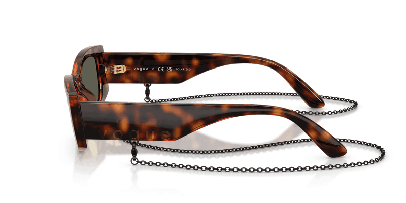 Vogue Eyewear VO5655SU in Dark Havana / Dark Green Polarized (W6569A) - Alternate View