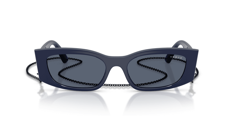 Vogue Eyewear VO5655SU in Full Blue / Dark Grey (324087) - Side View
