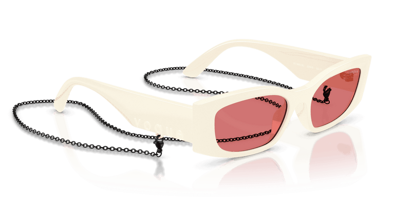 Vogue Eyewear VO5655SU in Full Cream / Red (323975) - Alternate View