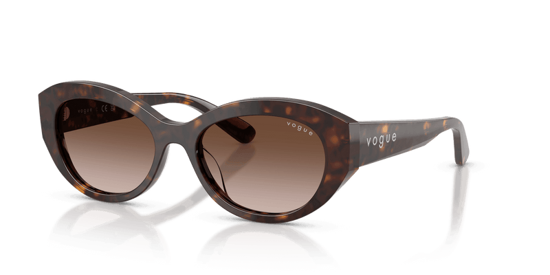 Vogue Eyewear VO5659SU in Dark Havana / Gradient Brown (W65613) - Alternate View