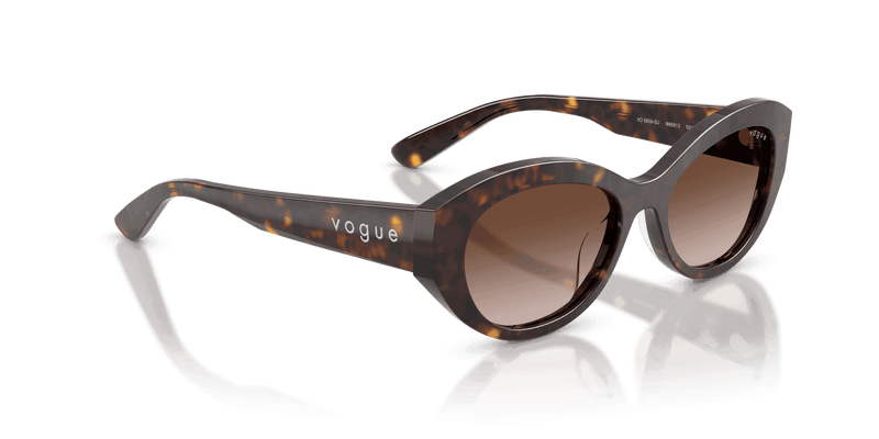 Vogue Eyewear VO5659SU in Dark Havana / Gradient Brown (W65613) - Alternate View