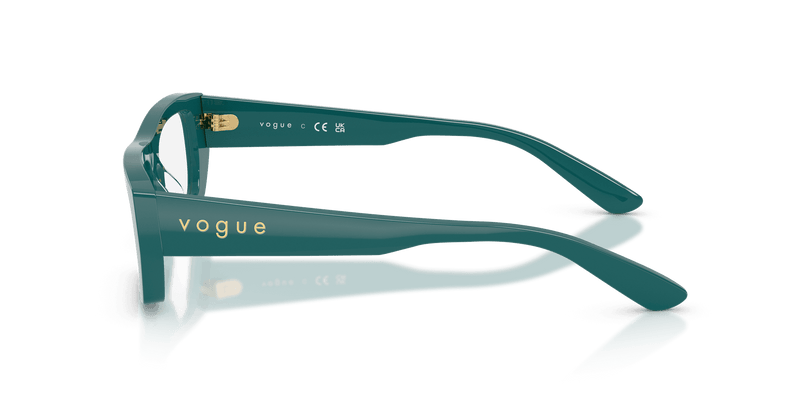 Vogue Eyewear VO5660U in Full Green (3246) - Temple Detail