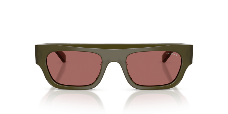 Vogue Eyewear VO5694SU in Opal Olive Green / Dark Purple (328869) - Alternate View
