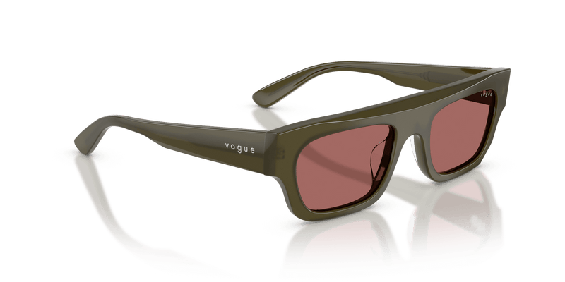 Vogue Eyewear VO5694SU in Opal Olive Green / Dark Purple (328869) - Alternate View