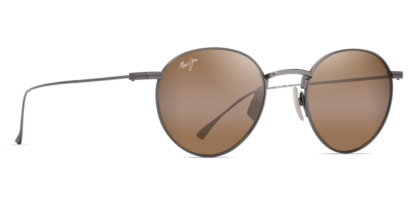 Maui Jim Ka‘apeha in Matte Dark Ruthenium / HCL® Bronze (H691-17A) - Temple Detail