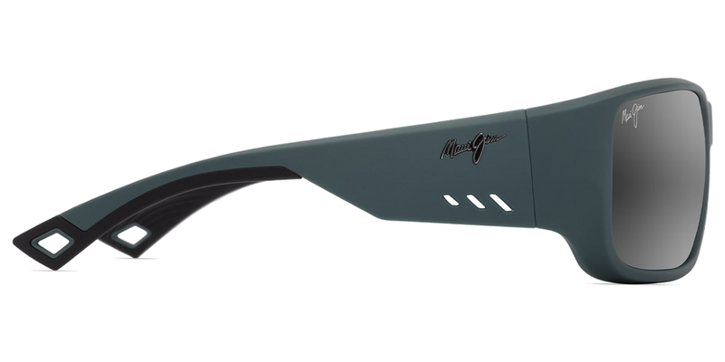 Maui Jim Keha in Matte Dark Military Green / Neutral Grey (663-15) - Back View