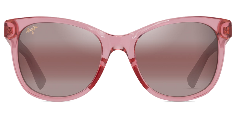 Maui Jim Kiopa‘a in Shiny Transparent Pink / Maui Rose® (R671-09) - Temple Detail