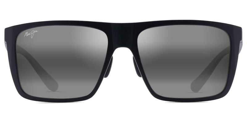 Maui Jim Honokalani in Matte Black / Neutral Grey (455-02) - Front View