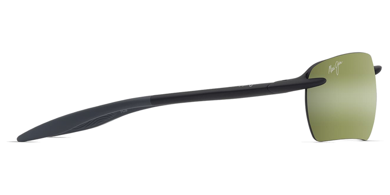 Maui Jim Ho‘okipa Ultra G in Matte Black / Maui HT™ (HT336-02) - Temple Detail