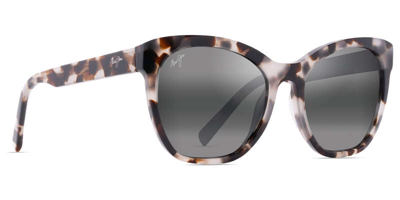 Maui Jim Alulu in White Tokyo Tortoise / Neutral Grey (878-05) - Side View