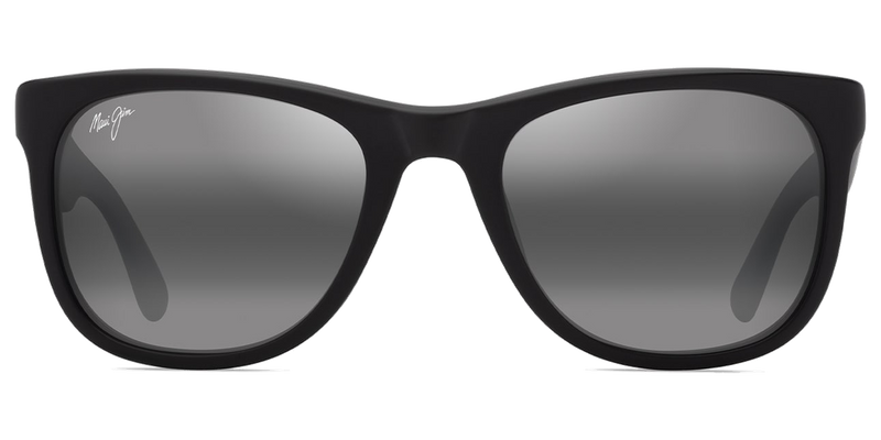 Maui Jim Kikonia in Matte Black / Neutral Grey (692-02) - Front View