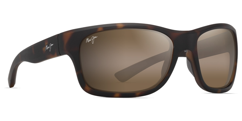 Maui Jim ‘Ano Nui in Matte Dark Havana / HCL® Bronze (H681-10) - Temple Detail