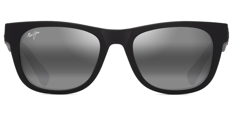 Maui Jim Kaulike in Matte Black / Neutral Grey (687-02) - Front View