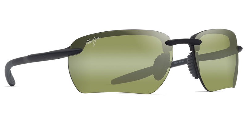 Maui Jim Ho‘okipa Ultra G in Matte Black / Maui HT™ (HT336-02) - Temple Detail