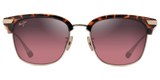 Shiny Dark Havana with Gold / Maui Rose® (RS629-10A)