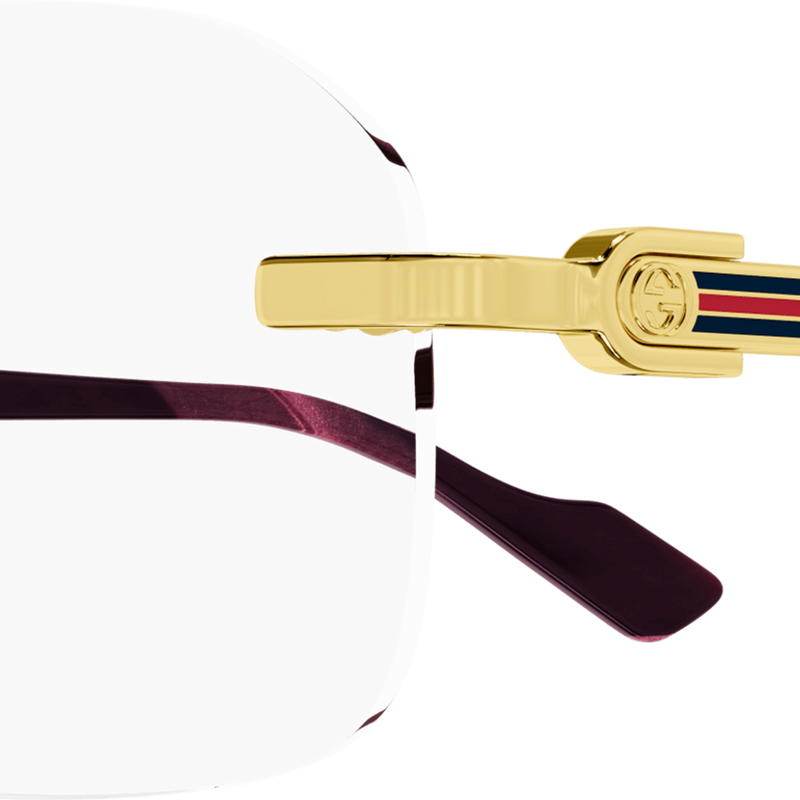 Gucci GG1221O in Gold (003) - Temple Detail