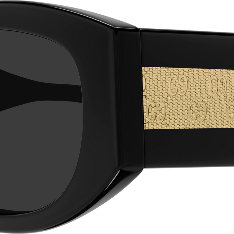 Gucci GG2068SA in Black (001) - Back View