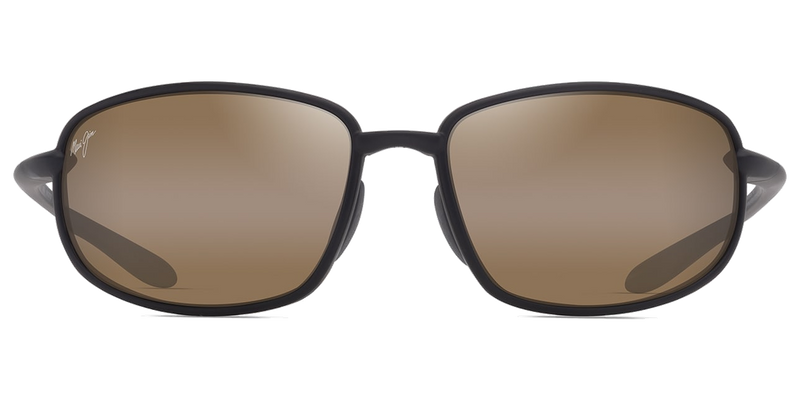Maui Jim Ho‘okipa R Lite in Matte Black / HCL® Bronze (H370-02A) - Temple Detail