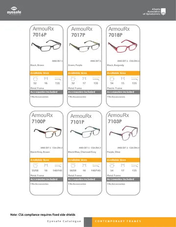 Eyesafe frame catalogue 2025, page 30
