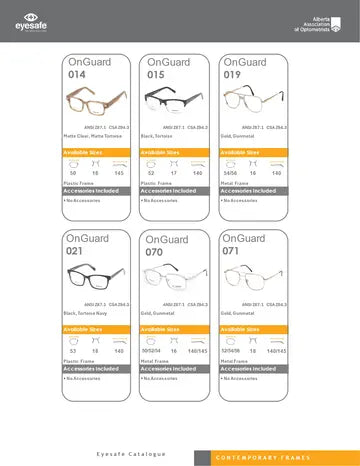 Eyesafe frame catalogue 2025, page 36